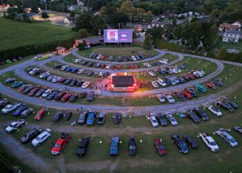 How romance and a road trip led to the purchase of the world's oldest drive-in theater