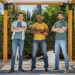 Terry Crews with Drew and Jonathan on "Celebrity IOU."