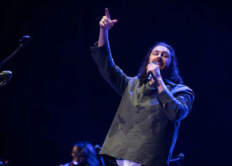Hozier performs during the festival. The Sea Hear Now surf, music, and art festival gets underway on the beach and boardwalk of Asbury Park. 
Saturday, September 13, 2025
Asbury Park, NJ