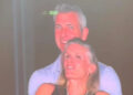(L-R) Andy Byron and Kristin Cabot.