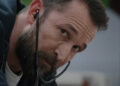 Close up of Noah Wyle as Dr. Michael "Robby" Rabinavitch in The Pitt.