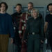 Ghost (Hannah John-Kamen), Bob (Lewis Pullman), John Walker (Wyatt Russell), Alexei Shostakov/Red Guardian (David Harbour), Yelena Belova (Florence Pugh) and Bucky Barnes (Sebastian Stan)in Marvel Studios' THUNDERBOLTS*. .