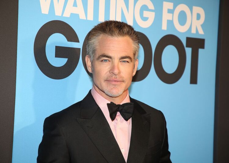 Chris Pine at the opening night of the new Jamie Lloyd production of "Waiting for Godot" on Broadway