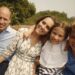 The Prince and Princess of Wales with their children Louis, Charlotte and George. The family enjoyed a Greek holiday this summer