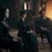 wednesday. (l to r) catherine zeta jones as morticia addams, jenna ortega as wednesday addams, luis guzmán as gomez addams in episode 206 of wednesday. cr. helen sloan/netflix © 2025