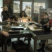 Peacemaker Season 1's main cast of protagonists meeting together at hideout.