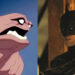 Clayface as he appears in The Batman The Animated Series, Robert Pattinson as Batman in The Batman. .