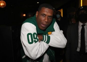 Jay Electronica backstage at Sony Hall on January 10, 2022 in New York City.