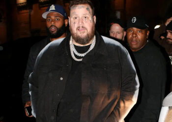 Country Music singer Jelly Roll and his Wife Bunnie XO arrive to the SNL afterparty after hosting SNL for the first show in its 50th season.