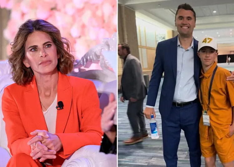 Jillian Michaels, Charlie Kirk and son