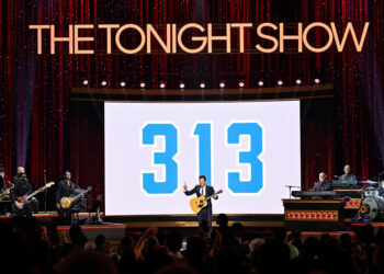Jimmy Fallon and house band the Roots performed a Detroit song segment during the taping of "The Tonight Show" on Sept. 14 at the Detroit Opera House.