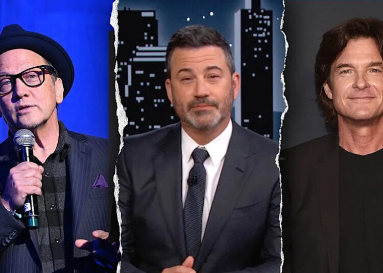 Rob Schneider attends event with RFK Jr., Jimmy Kimmel speaks at Media Access Awards, and Jason Bateman at Ozark event.