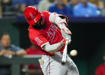 Jo Adell drives in all four Angels runs in win over Royals - Field Level Media - Professional sports content solutions