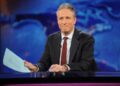 Television host Jon Stewart during a taping of "The Daily Show with Jon Stewart" in New York, Nov. 30, 2011. (AP Photo/Brad Barket, File)