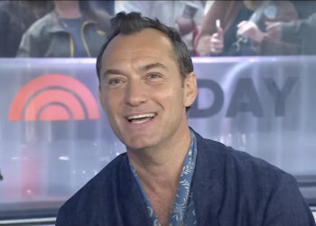 Jude Law talks about “The Holiday” remake on the “Today” show in New York on Sept. 17.