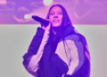Karrahbooo performs on stage.