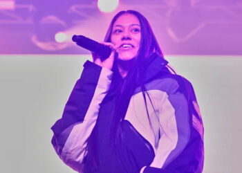 Karrahbooo performs on stage.