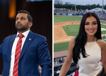 Kash Patel, 45, and country singer girlfriend Alexis Wilkins, 26 - Celebrity News - Entertainment