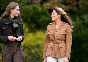 Kate Middleton and Melania Trump's drastic outfit change after State Banquet - Celebrity News - Entertainment