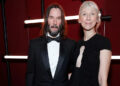 Keanu Reeves and Alexandra Grant at an event for LACMA in November 2023.
