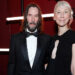 Keanu Reeves and Alexandra Grant at an event for LACMA in November 2023.