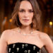 Keira Knightley at Le Grand Dîner du Louvre held at Musée du Louvre on March 04, 2025 in Paris, France.