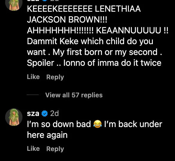 Instagram/keke/sza