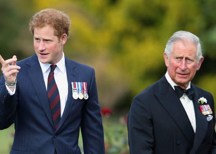 Prince Harry and King Charles III