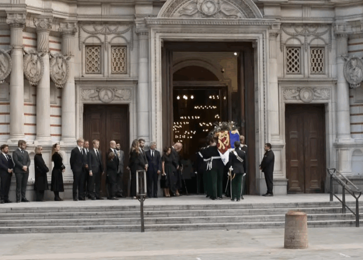 King Charles leads Royal Family at funeral for Duchess of Kent