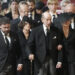 The Duke of Kent arrives for the service