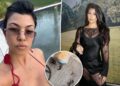 Kourtney Kardashian impulsively cuts her hair amid COVID battle