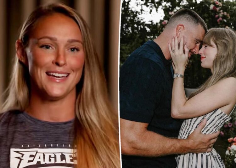 Kylie Kelce breaks silence over Taylor Swift and Travis Kelce's engagement
