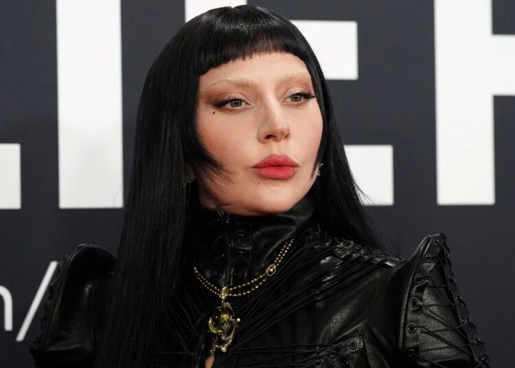 Lady Gaga appears at the 67th annual Grammy Awards in Los Angeles on Feb. 2, 2025. (Photo by Jordan Strauss/Invision/AP)