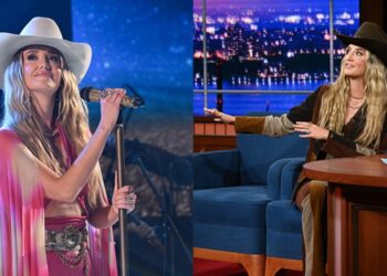 Lainey Wilson Brings Western Style to 'Stephen Colbert' Performance