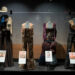 Clothing on display at the Lainey Wilson: Tough as Nails exhibition at the Country Music Hall of Fame in Nashville, Tenn., Thursday, July 17, 2025.