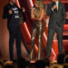 Luke Bryan, Lainey Wilson and Peyton Manning speak onstage during the 58th Annual Country Music Association Awards in Nashville, Tenn., Wednesday, Nov. 20, 2024.
