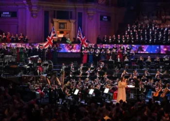 Last Night of the Proms featuring the BBC Symphony Orchestra , Chorus and BBC Singers conducted by Marin Alsop (Lise Davidsen soprano and Sheku Kanneh-Mason cello) in the Royal Albert Hall on Saturday 9 September 2023
