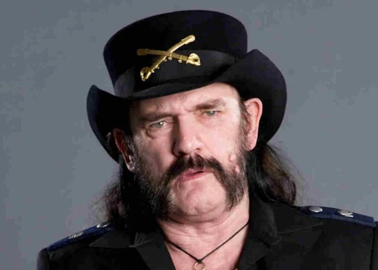 Lemmy posing for a photograph in 2011.