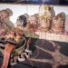 Clay models of severed heads