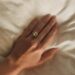 Gabriella Brooks showed off her huge diamond ring.