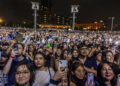 The Marías perform in Nashville at Ascend Amphitheater on Sunday, Sept. 21, 2025.