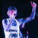MGK, aka Machine Gun Kelly, performs for about 300 fans at a free surprise Milwaukee concert at Shank Hall on Wednesday, Aug. 13, 2025.