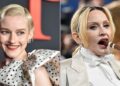 Julia Garner, left, confirmed she will play Madonna, right, in an upcoming biopic.