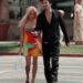 Pamela Anderson and Tommy Lee walking hand in hand in Malibu on Mother’s Day in 1997