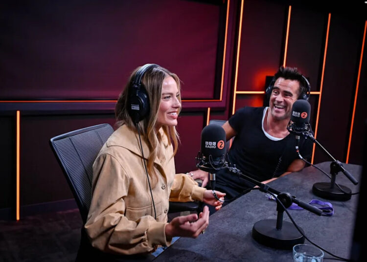 Margot Robbie was promoting new film A Big Bold Beautiful Journey with co-star Colin Farrell (Sarah Jeynes)