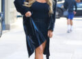 Mariah Carey is all smiling while heading to The Tonight Show Starring Jimmy Fallon in NYC