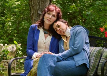 Marilu Henner and costar Keana Bastidas in A Husband to Die For