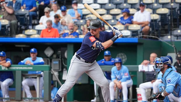 Seattle Mariners catcher and AL MVP candidate Cal Raleigh