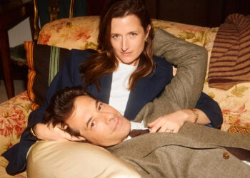 a portrait of mark ronson and grace gummer