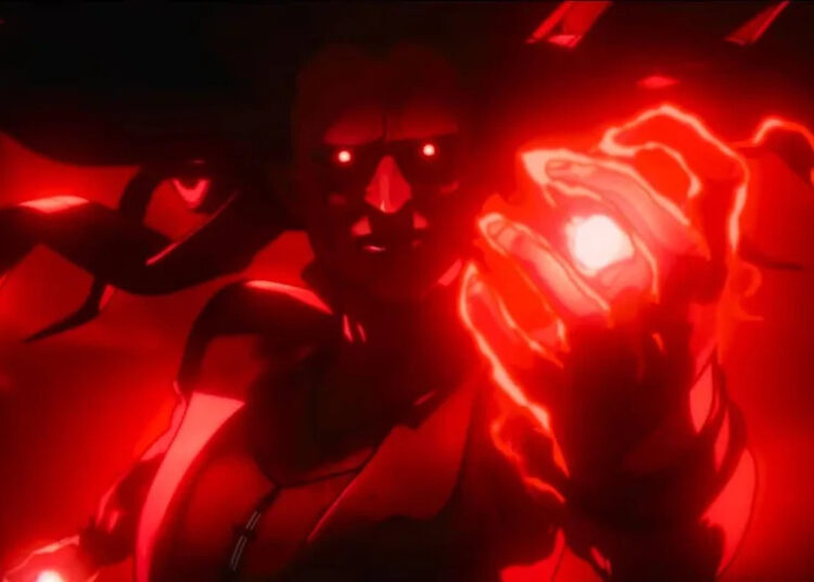 Zombie Wanda in Marvel Zombies.